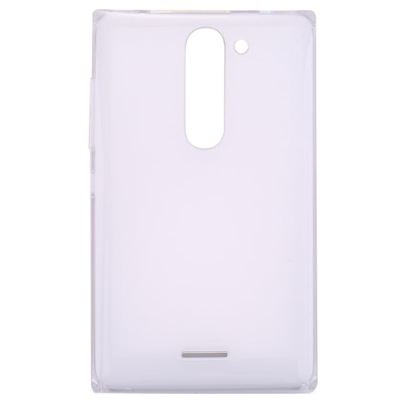 Dual SIM Battery Back Cover for Nokia Asha 502 (White)