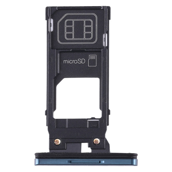 SIM Card Tray + Micro SD Card Tray for Sony Xperia XZ3(Green)