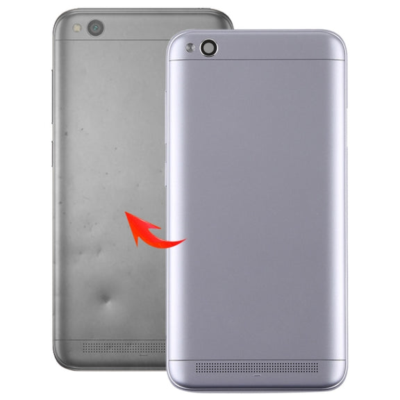 Back Cover with Camera Lens & Side Keys for Xiaomi Redmi 5(Grey)