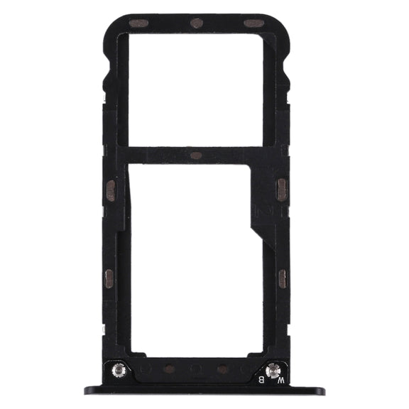 2 SIM Card Tray / Micro SD Card Tray for Xiaomi Redmi 5 Plus(Black)