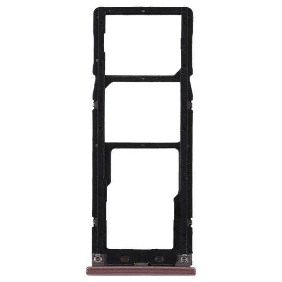 2 SIM Card Tray + Micro SD Card Tray for Xiaomi Redmi Note 5A(Rose Gold)
