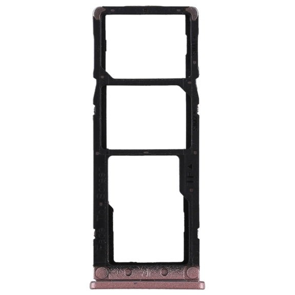 2 SIM Card Tray + Micro SD Card Tray for Xiaomi Redmi Note 5A(Rose Gold)