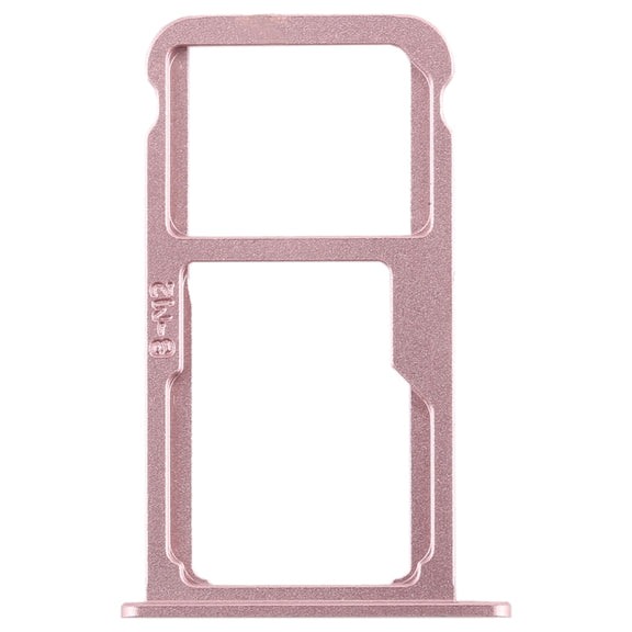 SIM Card Tray + SIM Card Tray / Micro SD Card for Huawei G9 Plus (Pink)