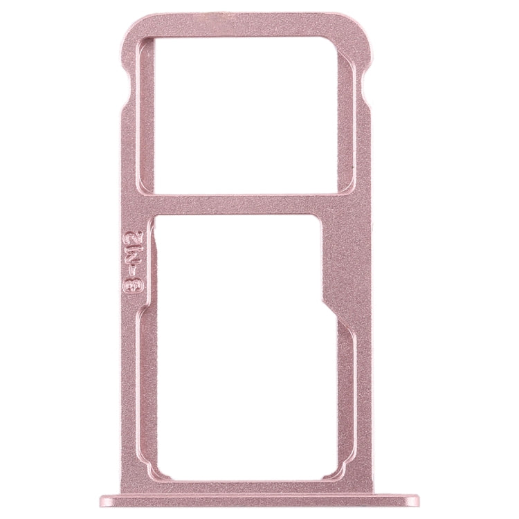 SIM Card Tray + SIM Card Tray / Micro SD Card for Huawei G9 Plus (Pink)