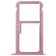 SIM Card Tray + SIM Card Tray / Micro SD Card for Huawei G9 Plus (Pink)
