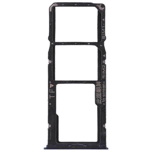2 SIM Card Tray + Micro SD Card Tray for Huawei Enjoy 8 Plus(Blue)