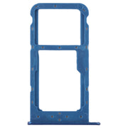 SIM Card Tray + SIM Card Tray / Micro SD Card for Huawei Honor 9 Lite(Blue)