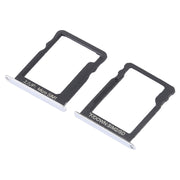 SIM Card Tray + SIM Card Tray / Micro SD Card for Huawei Enjoy 5s (Silver)