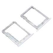 SIM Card Tray + SIM Card Tray / Micro SD Card for Huawei Enjoy 5s (Silver)
