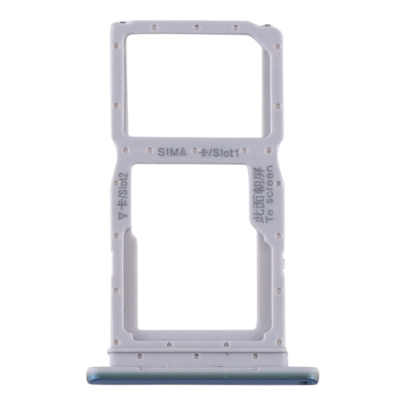 SIM Card Tray + SIM Card Tray / Micro SD Card Tray for Huawei P smart Pro 2019 (Blue)