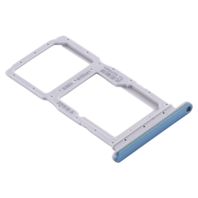 SIM Card Tray + SIM Card Tray / Micro SD Card Tray for Huawei P smart Pro 2019 (Blue)