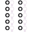 For Huawei V10 / Nova 2s 10pcs Back Camera Lens - Camera by PMc TechLife | Online Shopping South Africa | PMc TechLife | Buy Now Pay Later Mobicred