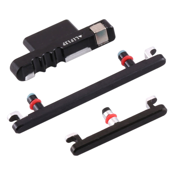For OnePlus 8 Power Button and Volume Control Button (Black)