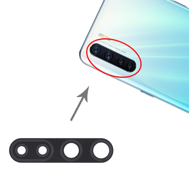 For OPPO A91 10pcs Back Camera Lens