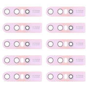 For Vivo S1 / V15 10pcs Back Camera Lens (Pink)