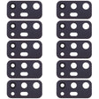For Vivo V17 10pcs Back Camera Lens (Black) - Camera Parts by PMc TechLife | Online Shopping South Africa | PMc TechLife | Buy Now Pay Later Mobicred