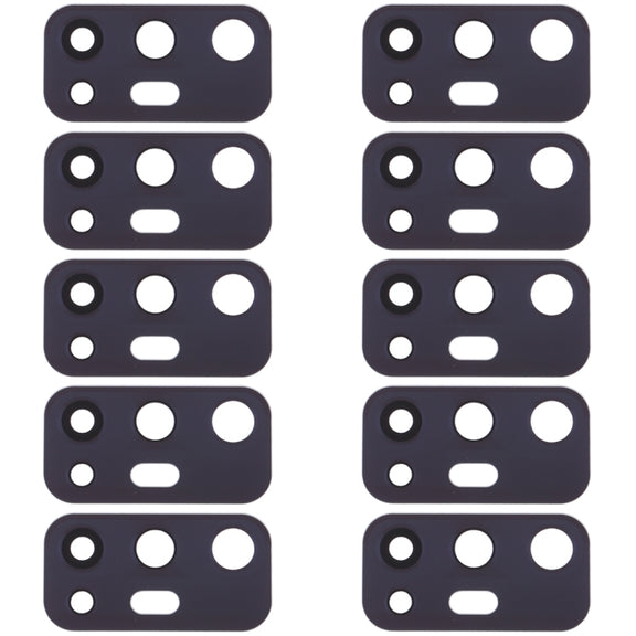 For Vivo V17 10pcs Back Camera Lens (Black)