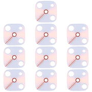 For Vivo Y9s 10pcs Back Camera Lens (White)