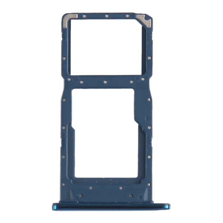 SIM Card Tray + SIM Card Tray / Micro SD Card Tray for Huawei P Smart+ (2019)(Blue)