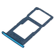 SIM Card Tray + SIM Card Tray / Micro SD Card Tray for Huawei P Smart+ (2019)(Blue)