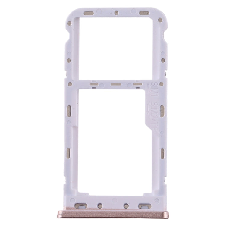 For Meizu M6T SIM Card Tray + SIM / Micro SD Card Tray (Pink)