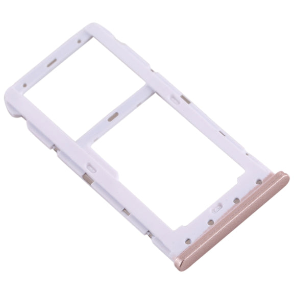 For Meizu M6T SIM Card Tray + SIM / Micro SD Card Tray (Pink)