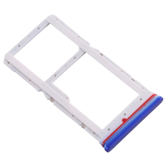 SIM Card Tray + SIM / Micro SD Card Tray for Xiaomi Redmi K30 4G(Blue)