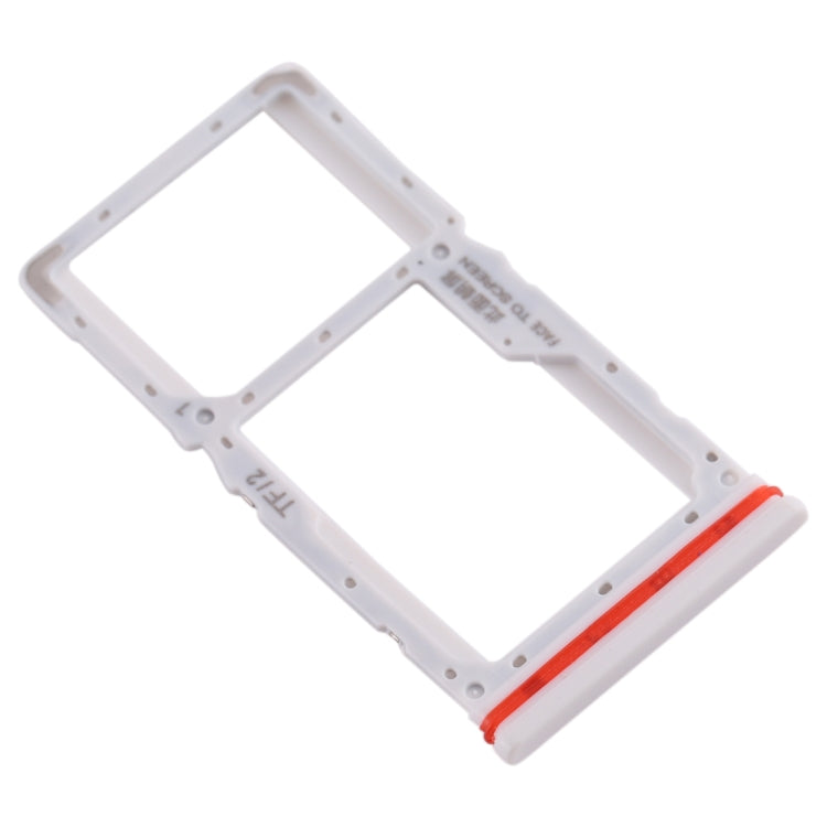 SIM Card Tray + SIM / Micro SD Card Tray for Xiaomi Redmi K30 4G(White)