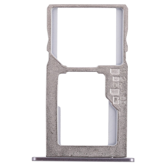 SIM Card Tray + Micro SD Card Tray for Asus Zenfone 3 Max ZC553KL(Black)