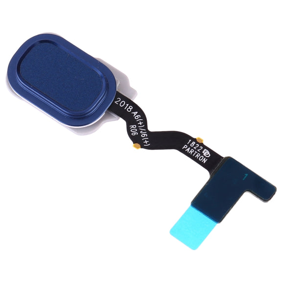 For Galaxy J4 (2018) SM-J400F/DS J400G/DS Fingerprint Sensor Flex Cable(Blue)