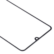 For Samsung Galaxy A31 Front Screen Outer Glass Lens (Black)