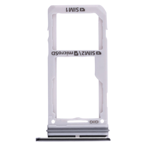 For Galaxy S8 / S8+ 2 SIM Card Tray / Micro SD Card Tray (Black)
