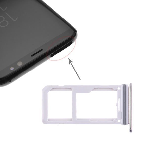 For Galaxy S8 / S8+ 2 SIM Card Tray / Micro SD Card Tray (Gold)