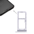 For Galaxy S8 / S8+ 2 SIM Card Tray / Micro SD Card Tray (Silver) - free shipping - PMc TechLife - Order now!