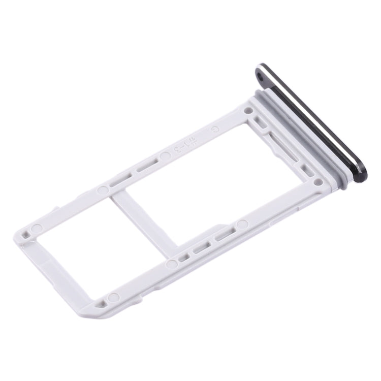 For Galaxy Note 8 2 SIM Card Tray / Micro SD Card Tray (Black)
