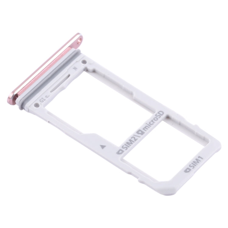 For Galaxy Note 8 2 SIM Card Tray / Micro SD Card Tray (Pink)