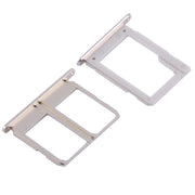 For Galaxy A9100 / A9 (2016) 2 SIM Card Tray + Micro SD Card Tray (Gold)