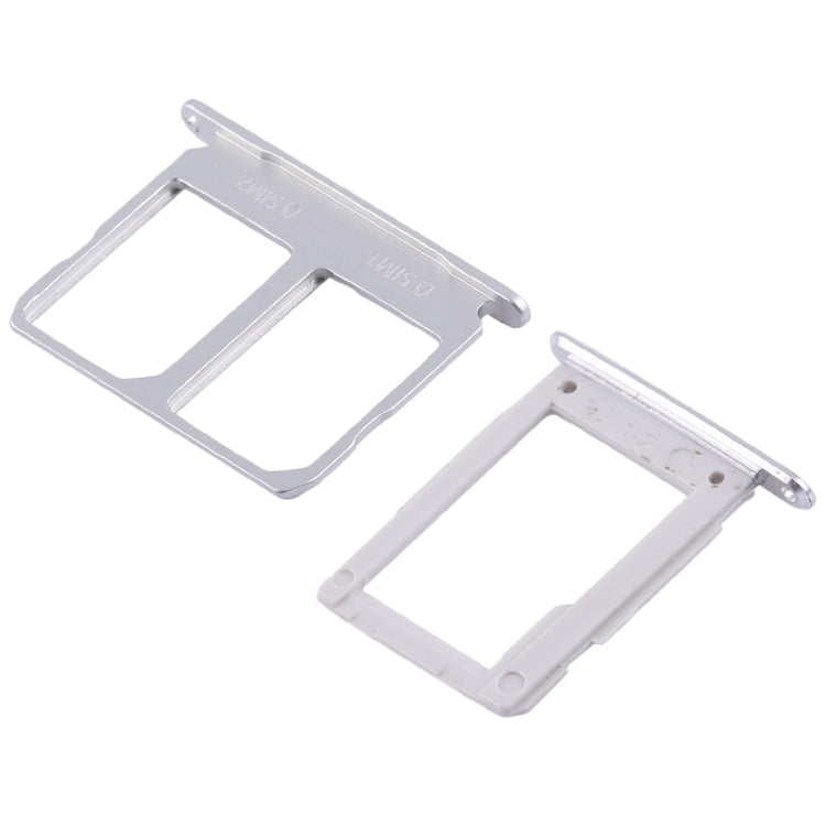 For Galaxy A9100 / A9 (2016) 2 SIM Card Tray + Micro SD Card Tray (White)