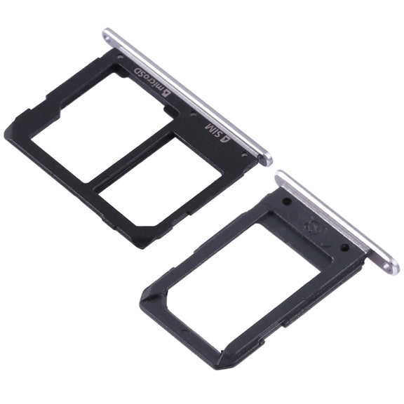 For Galaxy A5108 / A7108 2 SIM Card Tray + Micro SD Card Tray (Grey)