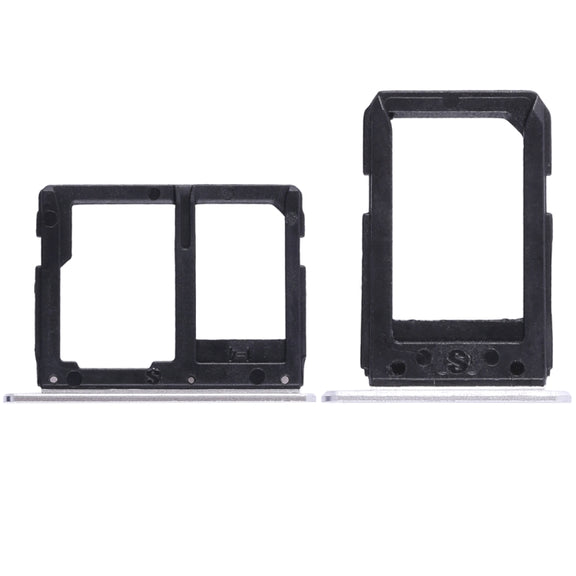 For Galaxy A5108 / A7108 2 SIM Card Tray + Micro SD Card Tray (White)