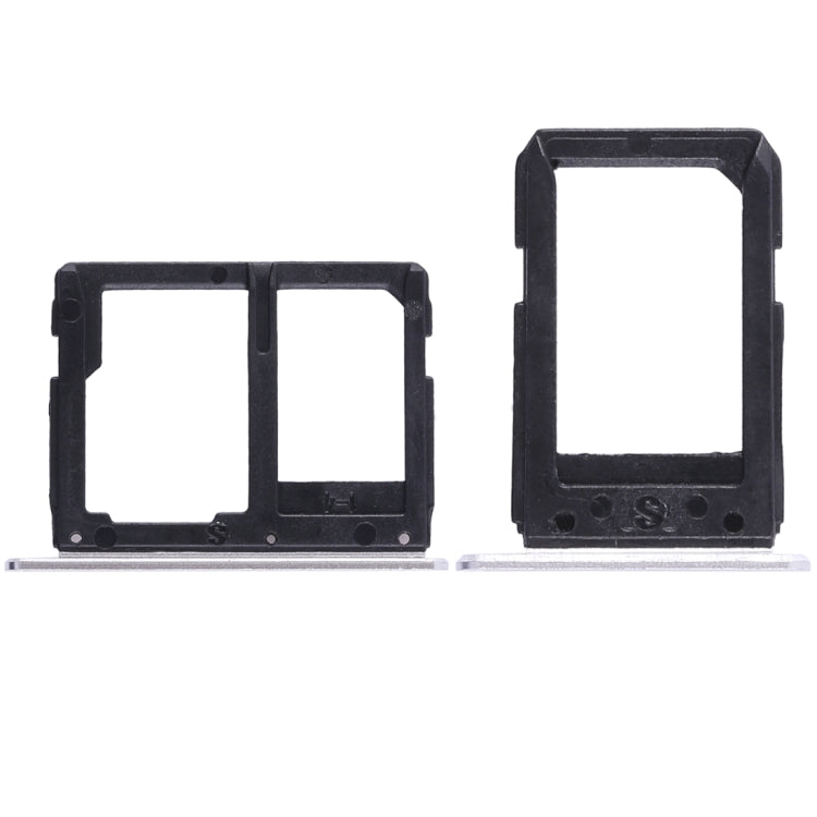 For Galaxy A5108 / A7108 2 SIM Card Tray + Micro SD Card Tray (White)