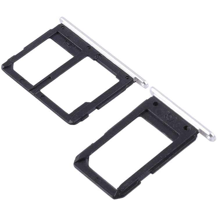 For Galaxy A5108 / A7108 2 SIM Card Tray + Micro SD Card Tray (White)
