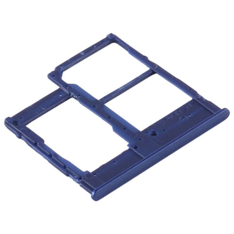 For Samsung Galaxy A20e SIM Card Tray + SIM Card Tray + Micro SD Card Tray (Blue)
