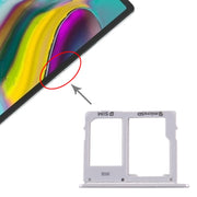 For Samsung Galaxy Tab S5e SM-T725 SIM Card Tray + Micro SD Card Tray (Silver)