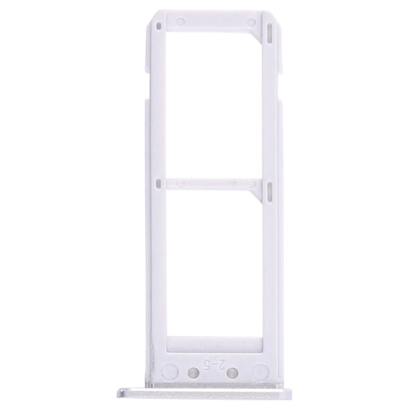 For Galaxy S6 Edge plus / S6 Edge+ 2 SIM Card Tray (Silver)