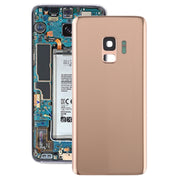 For Galaxy S9 Battery Back Cover with Camera Lens (Gold)