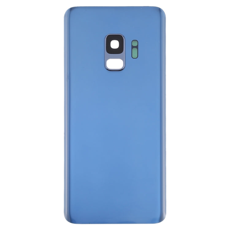For Galaxy S9 Battery Back Cover with Camera Lens (Blue)