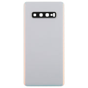 For Galaxy S10+ Battery Back Cover with Camera Lens (White)
