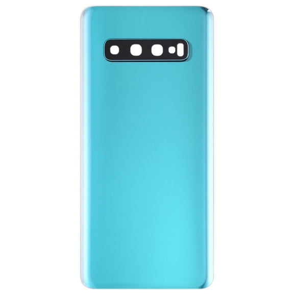For Galaxy S10 Battery Back Cover with Camera Lens (Green)