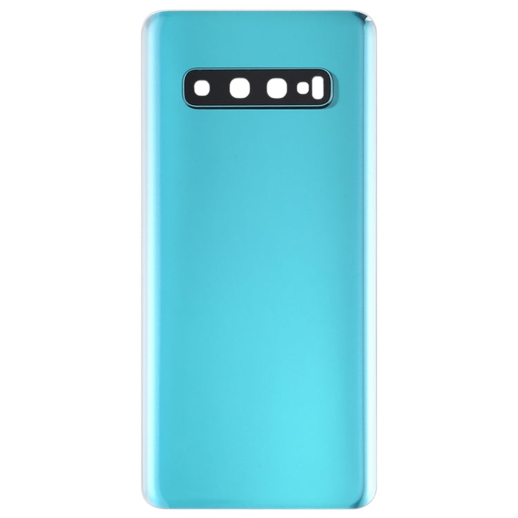 For Galaxy S10 Battery Back Cover with Camera Lens (Green)